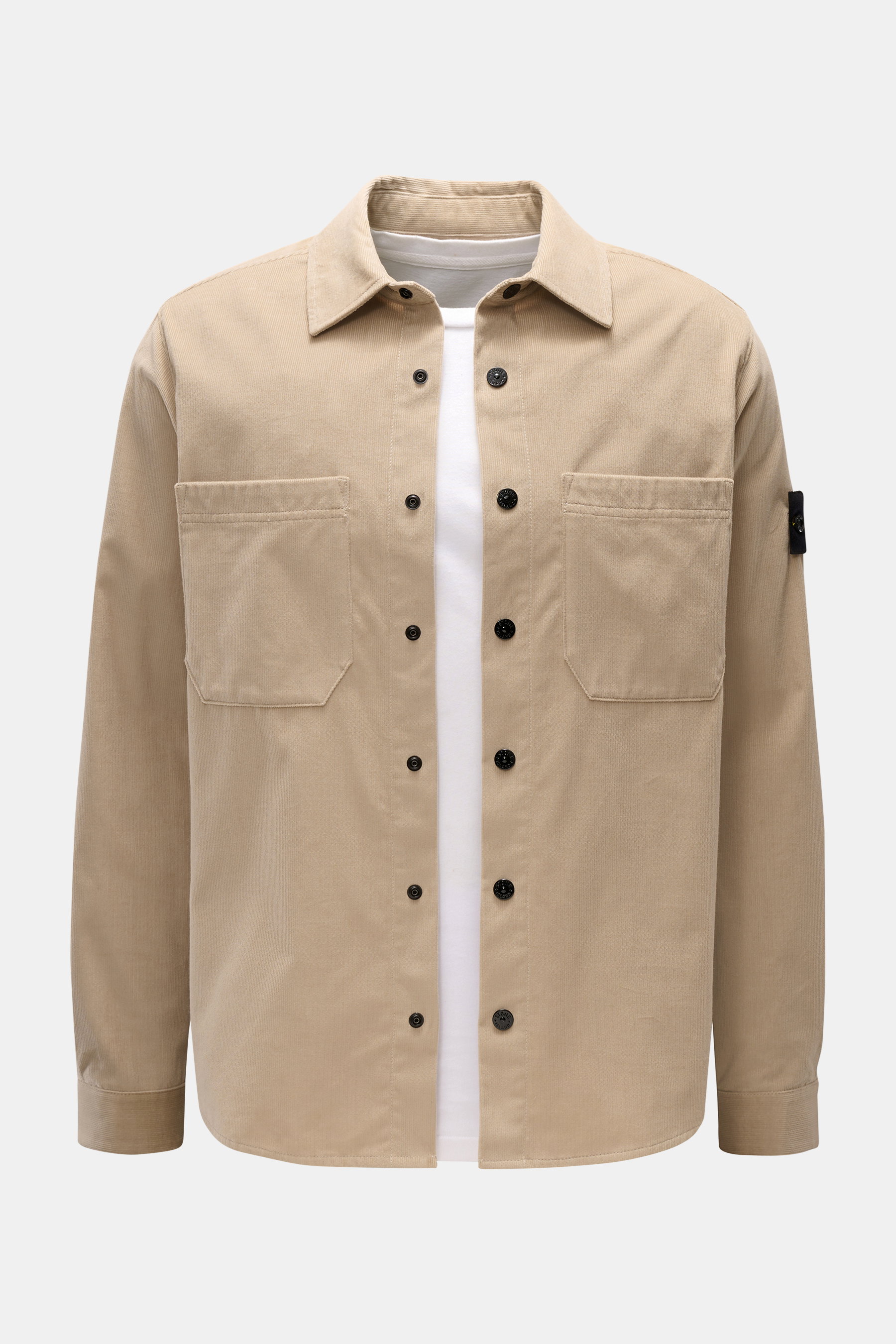 Stone Island Cord Overshirt beige