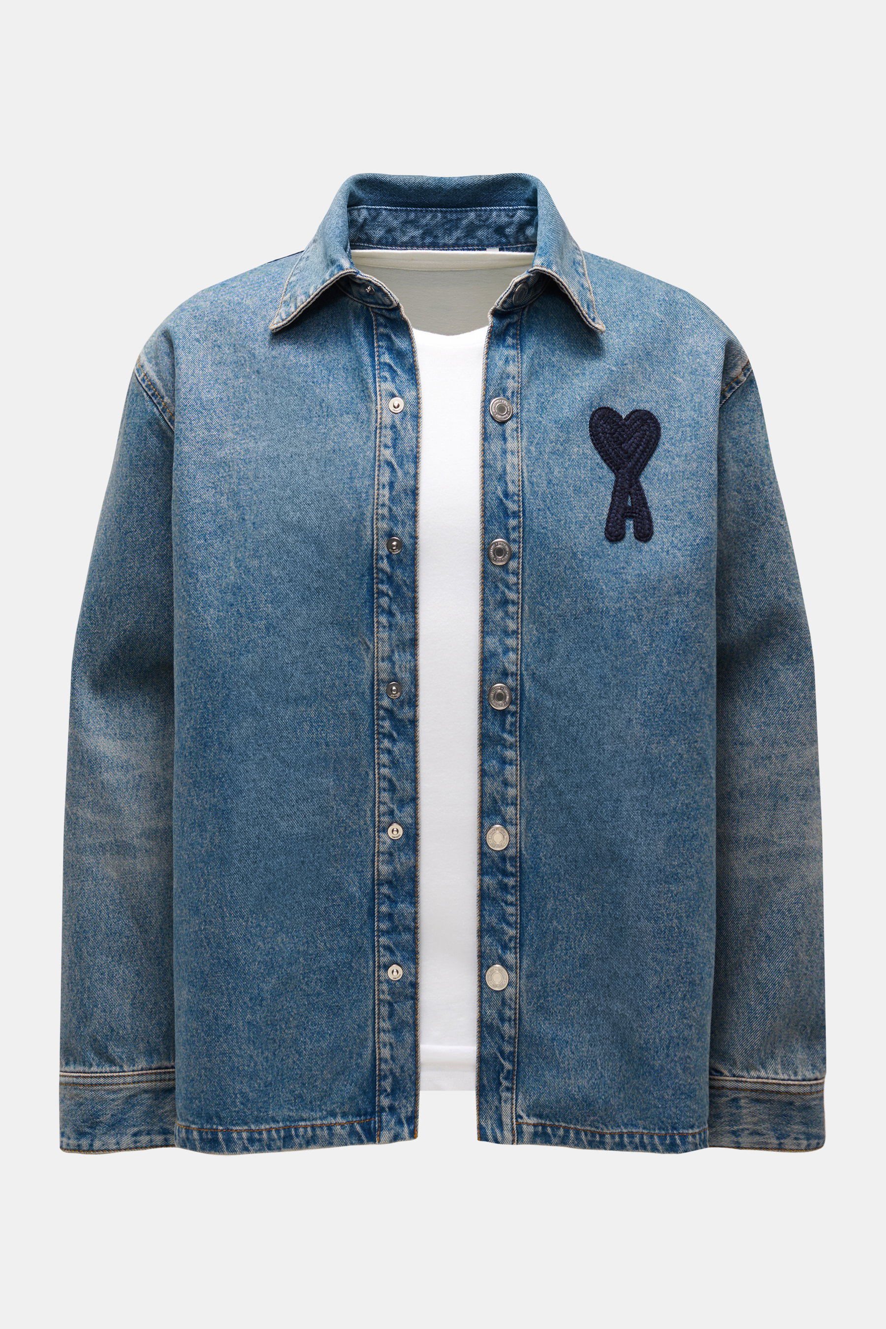Ami Paris Jeans-Overshirt blau
