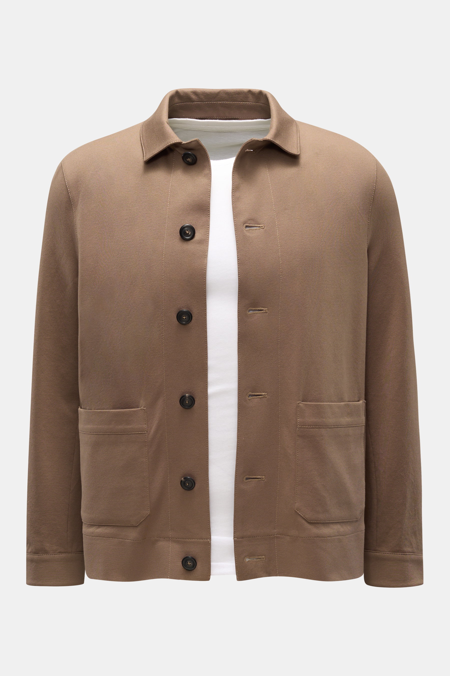 Circolo 1901 Piqué-Overshirt graubraun