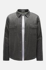 04651/ A trip in a bag Wende-Overshirt grau meliert