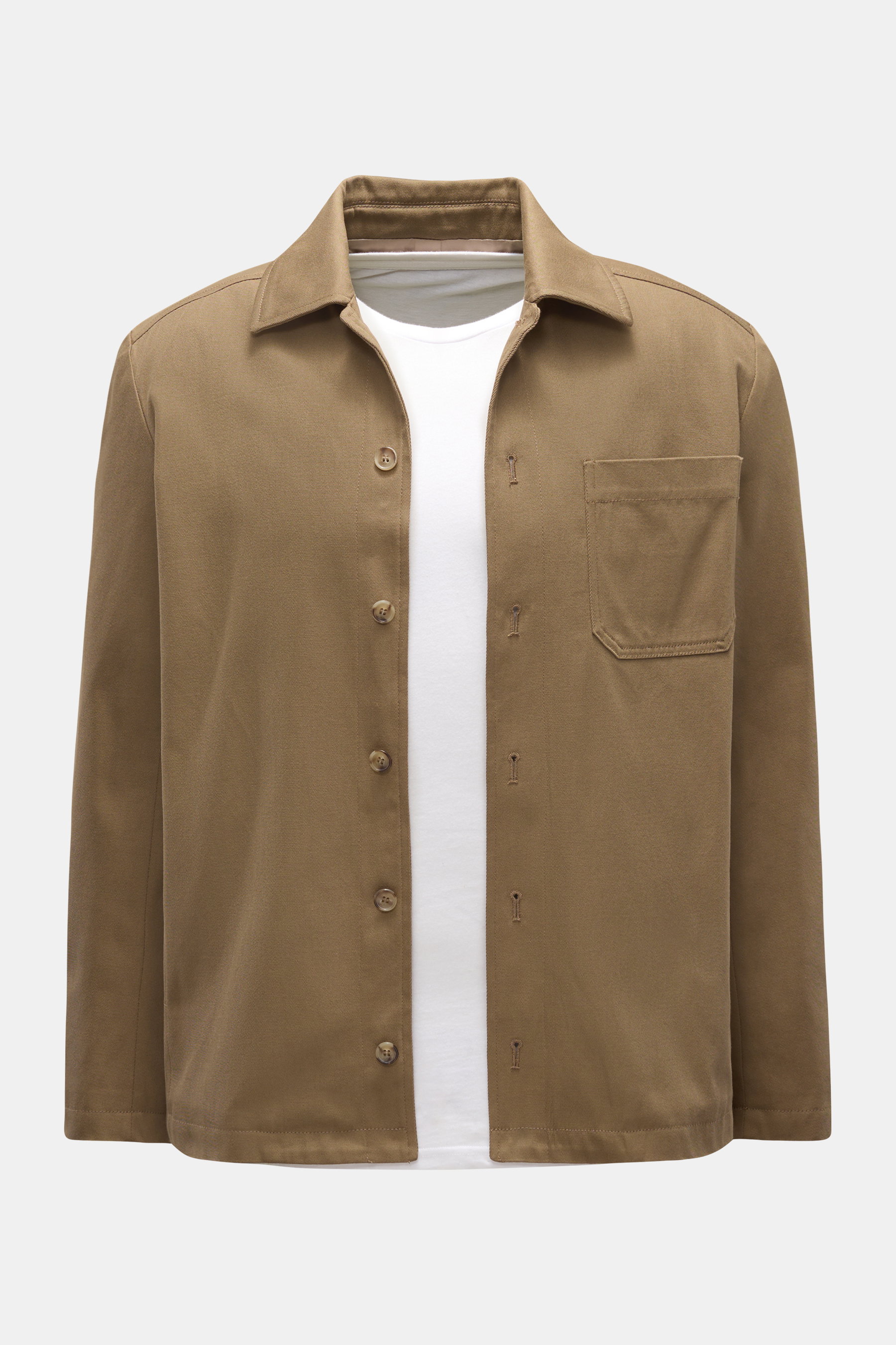 A.P.C. Overshirt 'Jeffray' taupe