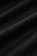 Marco Pescarolo Overshirt 'Next' schwarz in Nahaufnahme, feine Webstruktur, reiner Cashmere, weicher Griff, leichte Qualität, Regular Fit, Druckknöpfe.