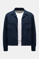 04651/ A trip in a bag Seersucker-Overshirt navy