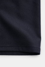 Marco Pescarolo Overshirt 'Urus' navy, Frontansicht, Slim Fit Overshirt aus Schurwolle-Cashmere, mit Umlegekragen, Brusttaschen, Manschetten, Zwei-Wege-Reißverschluss, ungefüttert.