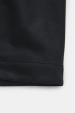 Stone Island Overshirt 'Ghost Piece' navy, Detailansicht von unten, Mix Schurwolle, Microfaser, Slim Fit, weicher Griff, Fünf-Knopf-Leiste, Umlegekragen, tonales Badge, Ärmel mit Knopf, Innentasche.