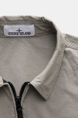 Stone Island Overshirt 'Canvas' grau