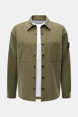Stone Island Cord Overshirt olive