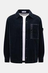 Stone Island Cord Overshirt dark navy
