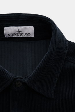 Stone Island Cord Overshirt dark navy