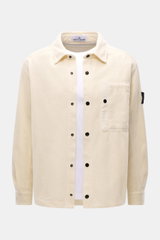 Stone Island Cord-Overshirt creme