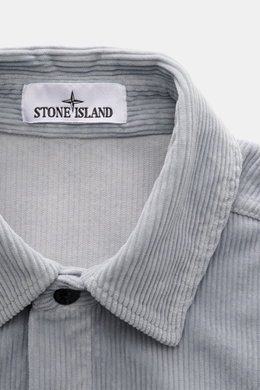 Stone Island Cord Overshirt smoke blue