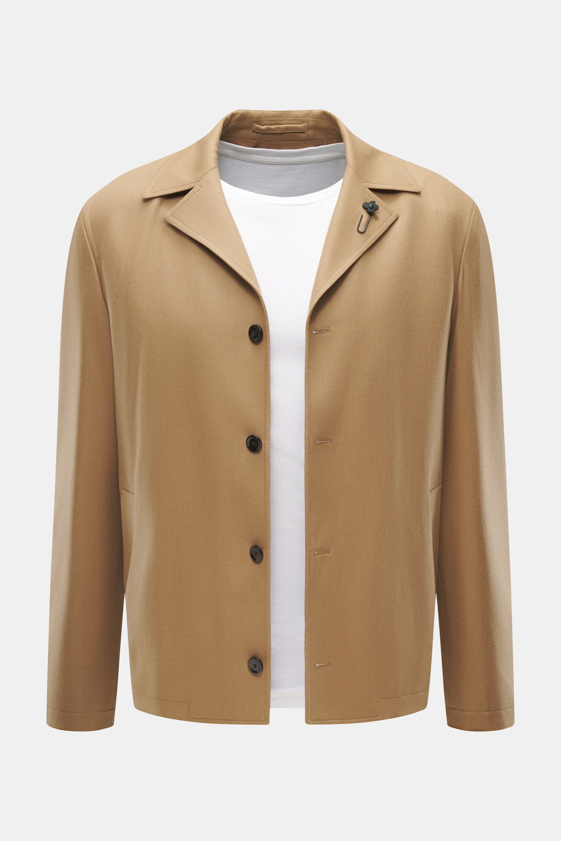 Lardini Overshirt 'Accony' camel