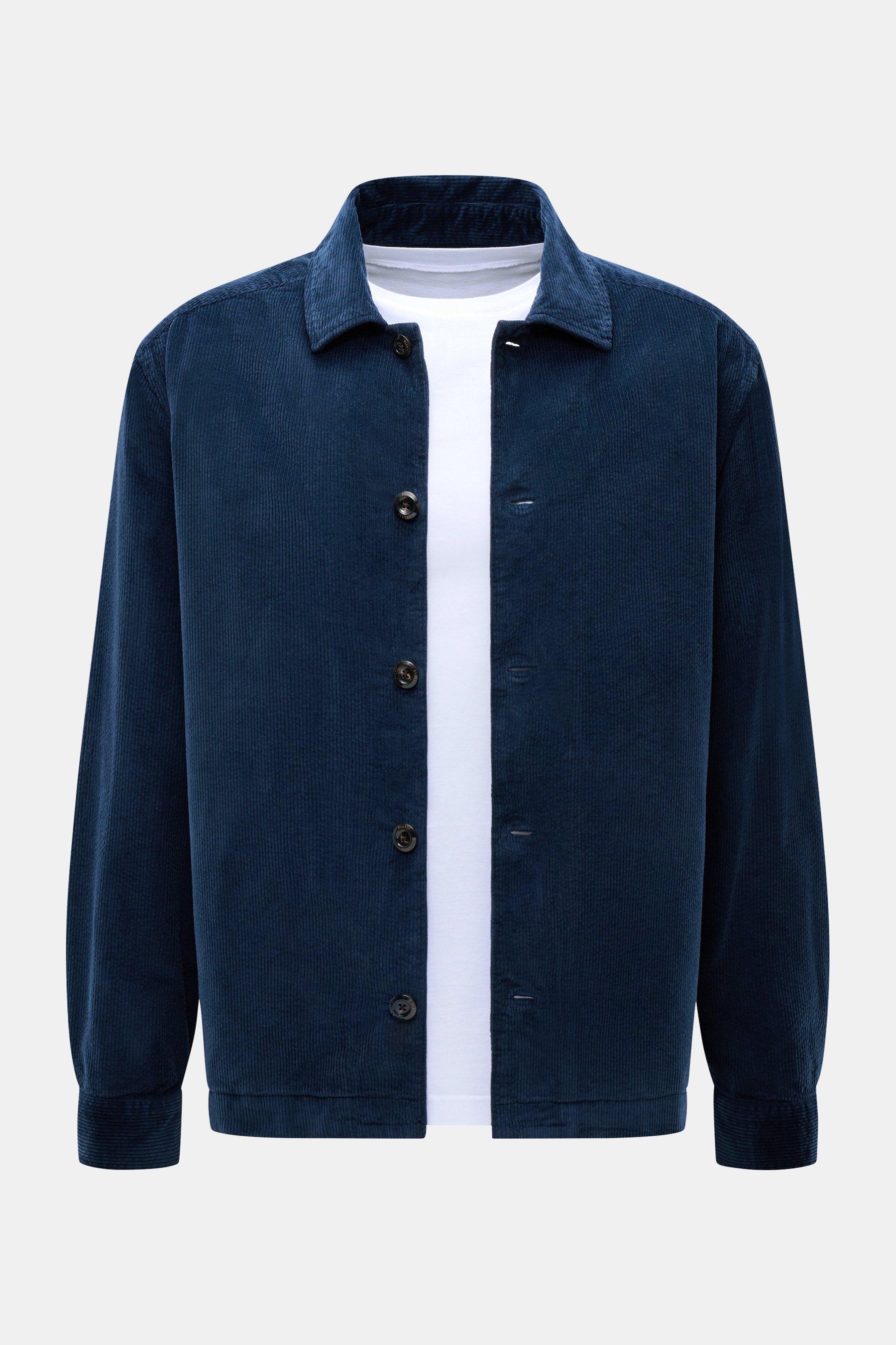 Cord-Overshirt navy