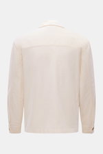 Rückansicht des 04651/ A trip in a bag Cord-Overshirt navy aus Baumwoll-Cord, Slim Fit, Umlegekragen, Fünf-Knopf-Leiste, Taschen, Sportmanschette.