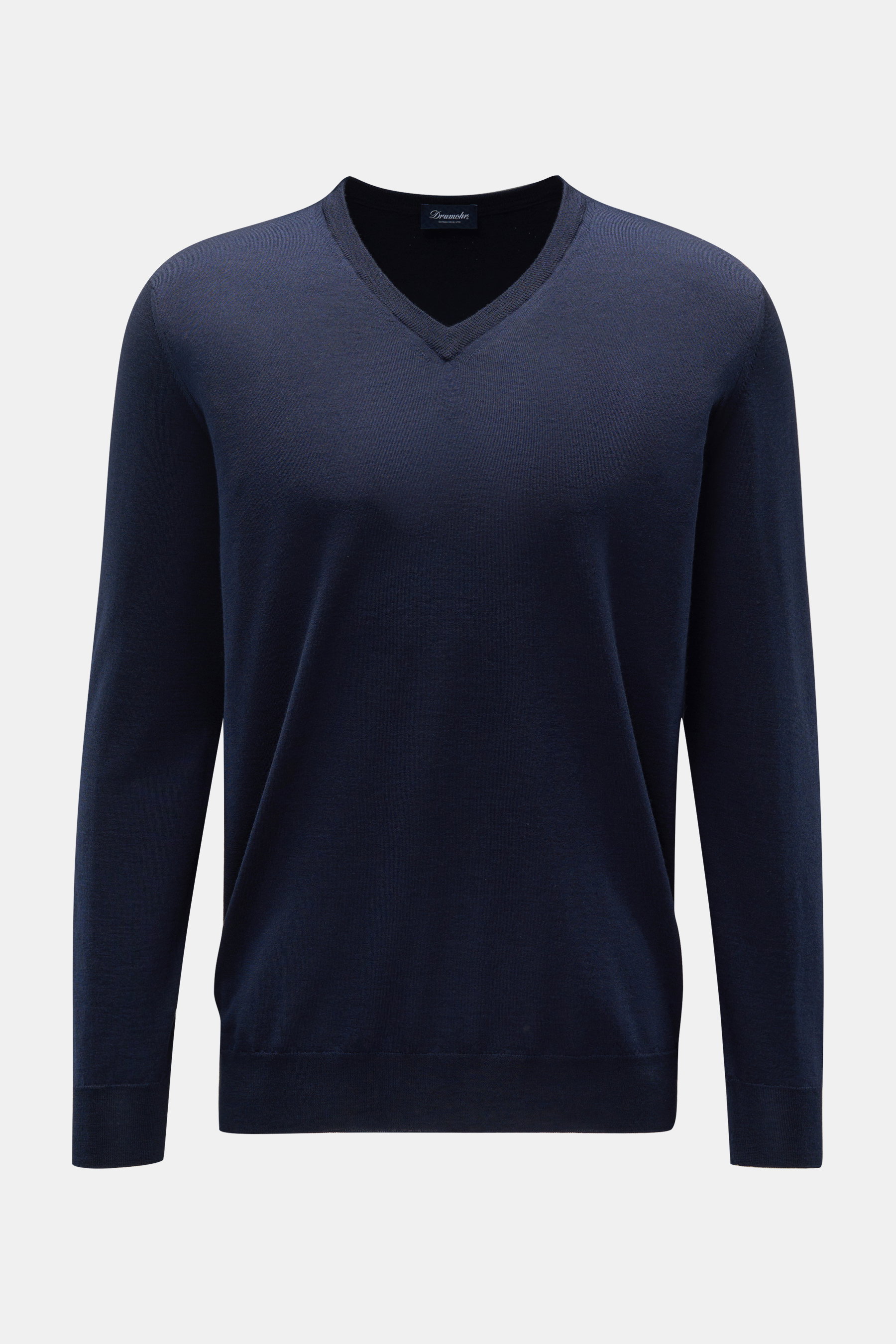 Drumohr V-Neck Pullover navy
