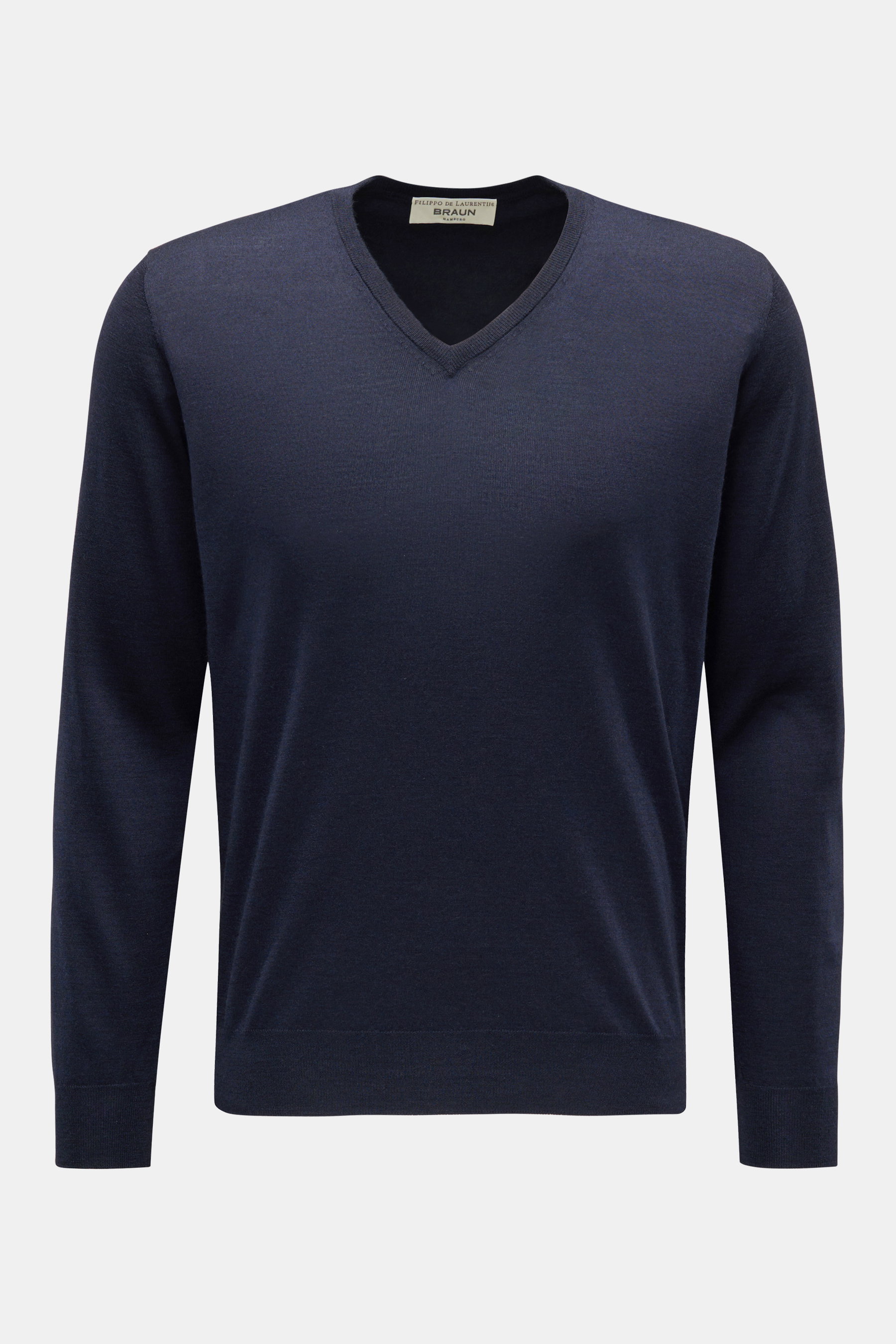 Filippo de Laurentiis V-Neck Pullover navy