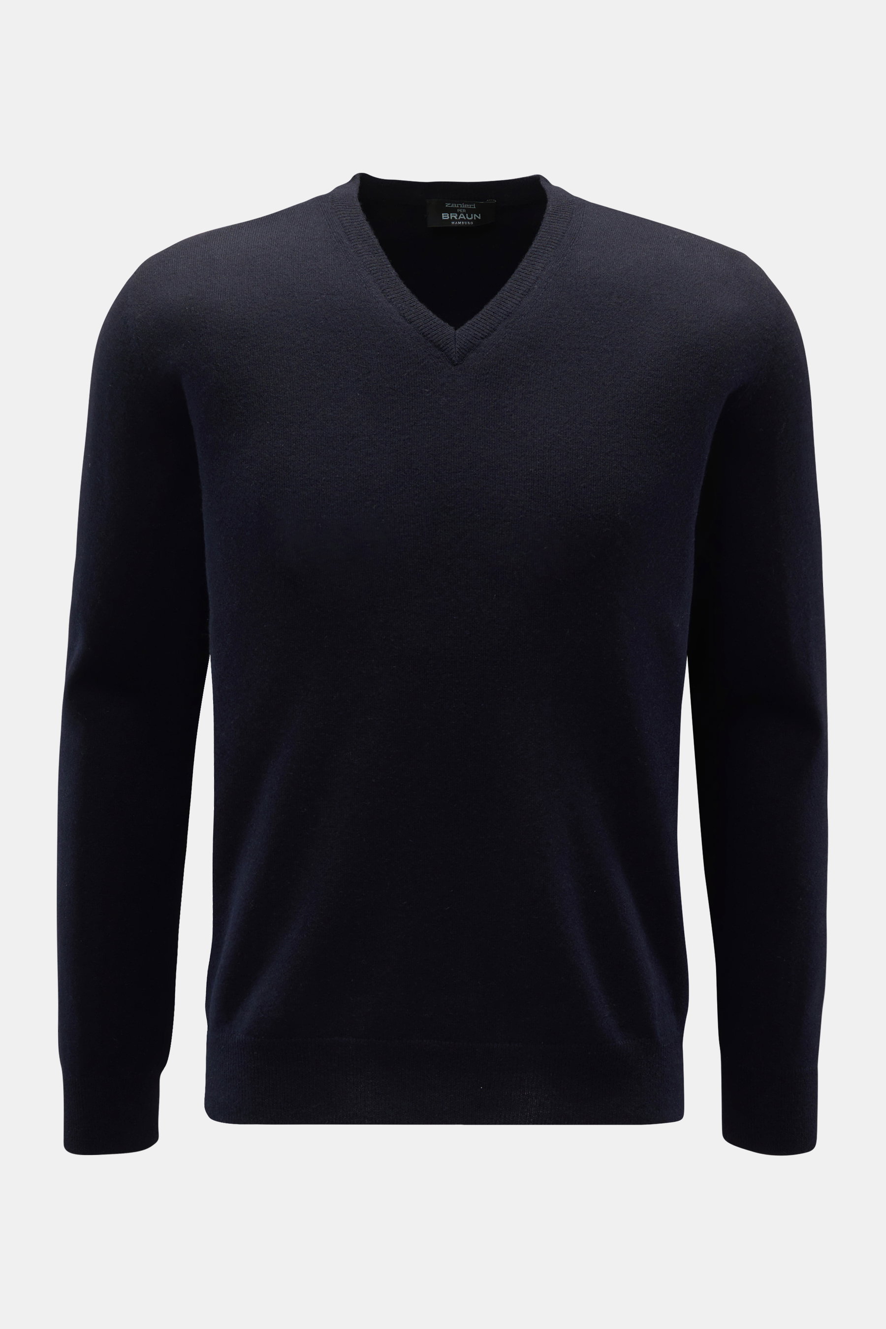 Zanieri Cashmere V-Neck Pullover navy