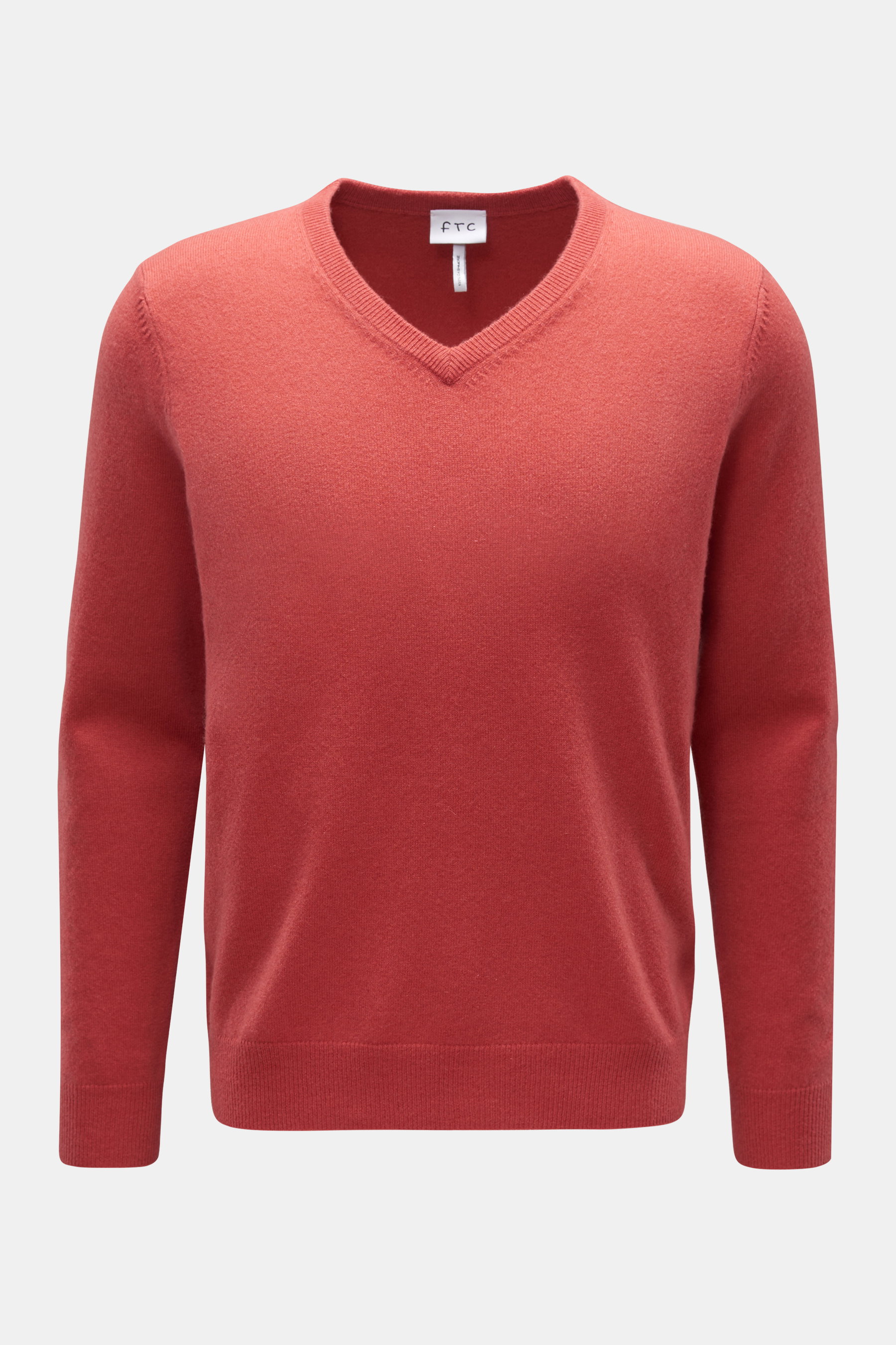 FTC Cashmere V-Neck Pullover hellrot