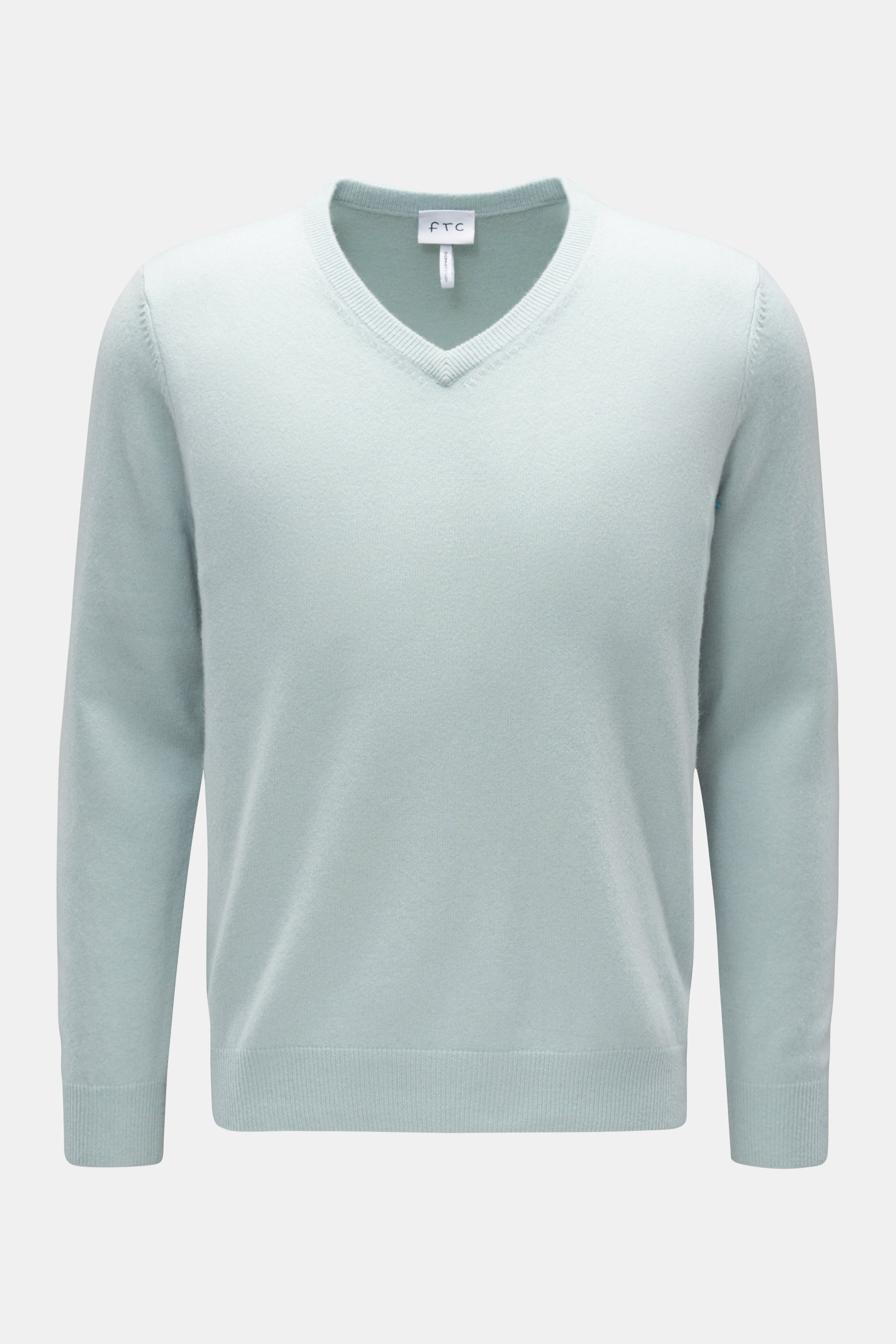 FTC Cashmere V-Neck Pullover mintgrün