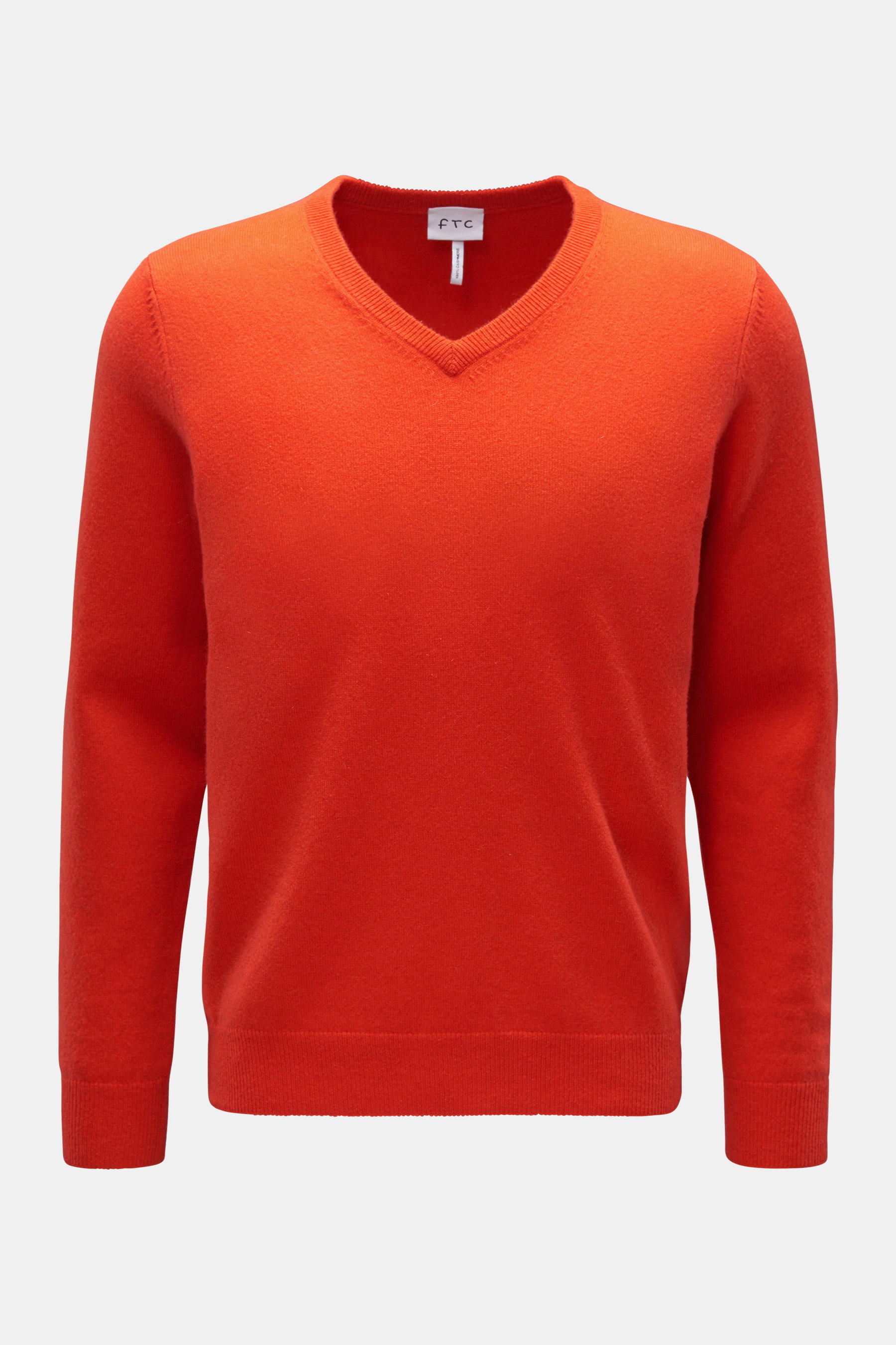 FTC Cashmere V-Neck Pullover rot