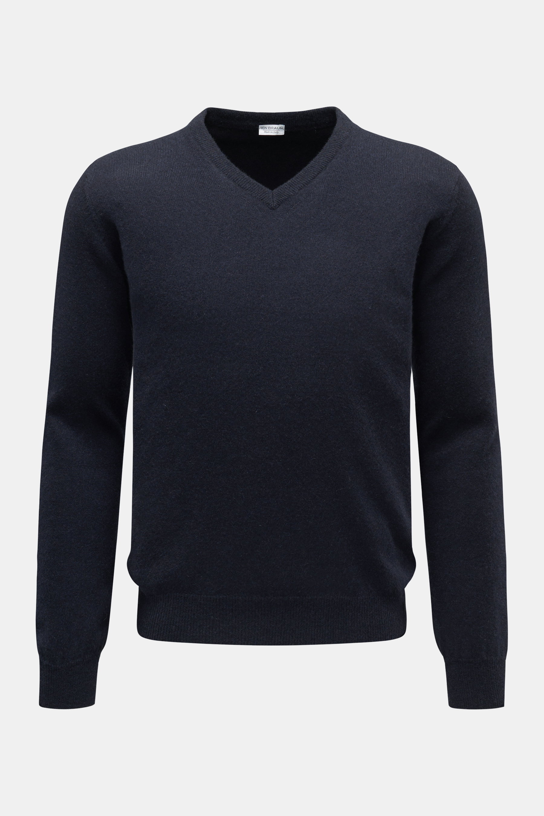von Braun Cashmere V-Neck Pullover navy