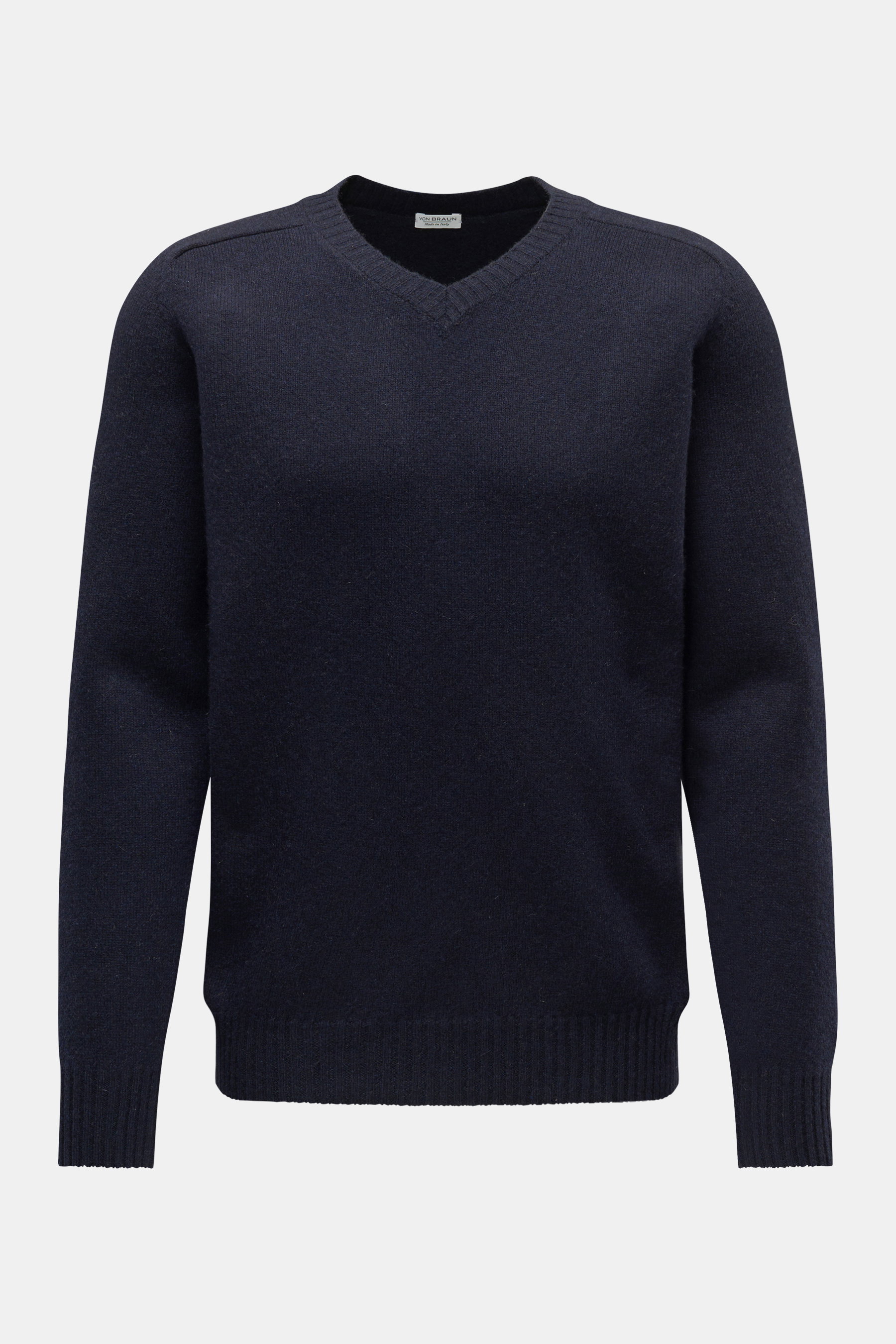 von Braun Cashmere V-Neck Pullover navy