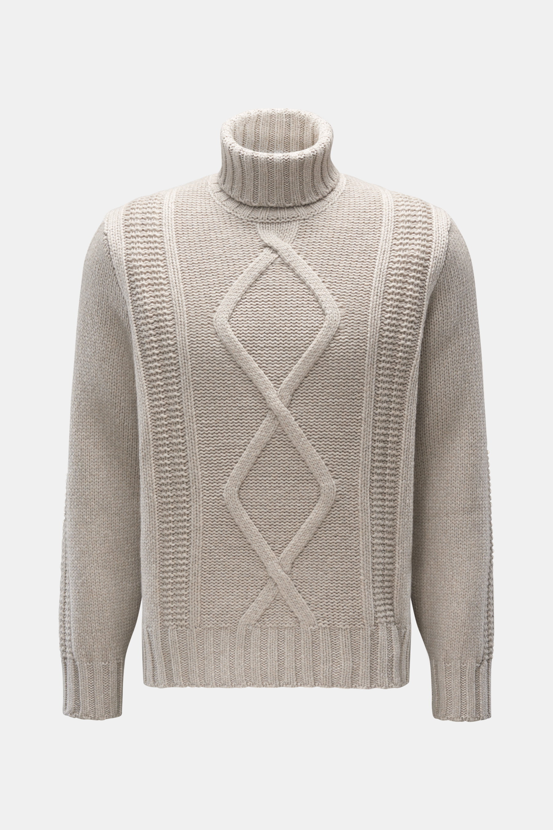 Brunello Cucinelli Cashmere Rollkragenpullover sand