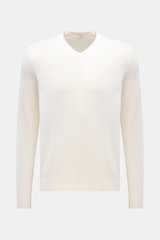 von Braun Merino V-Neck Pullover creme