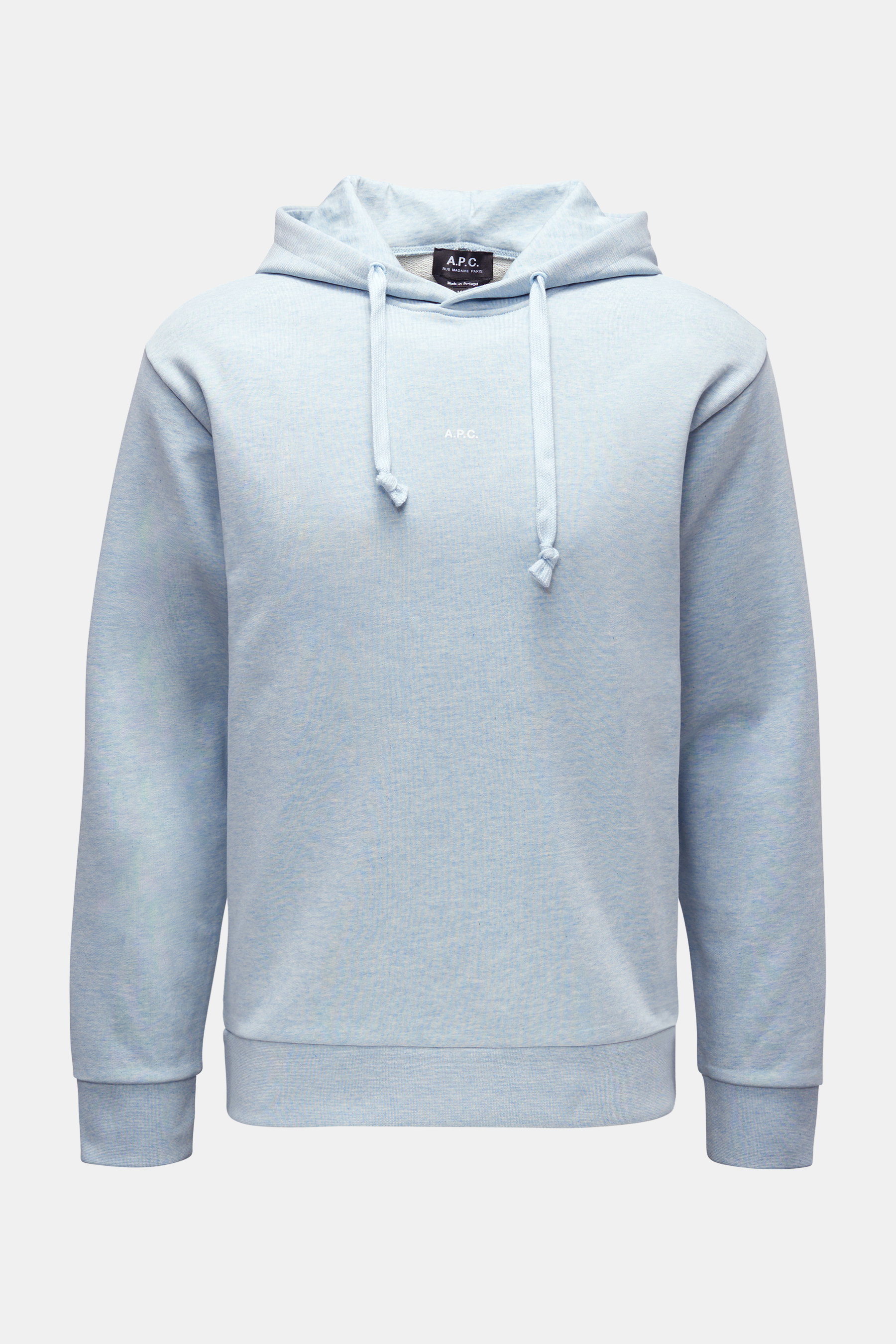 A.P.C. Kapuzenpullover 'Larry' hellblau
