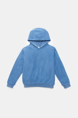 04651/ A trip in a bag Kinder Fleece-Kapuzenpullover 'Oyster Kids PF Hoody' rauchblau
