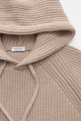 von Braun Cashmere Kapuzenpullover beige