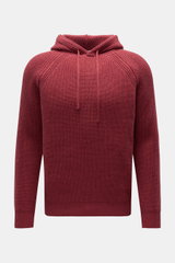 von Braun Cashmere Kapuzenpullover rot