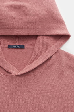 04651/ A trip in a bag Hooded jumper antique pink