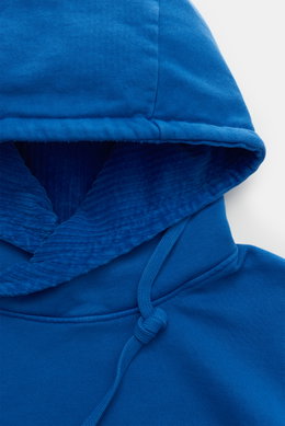 04651/ A trip in a bag Hooded jumper 'AF Cord Hoodie' blue