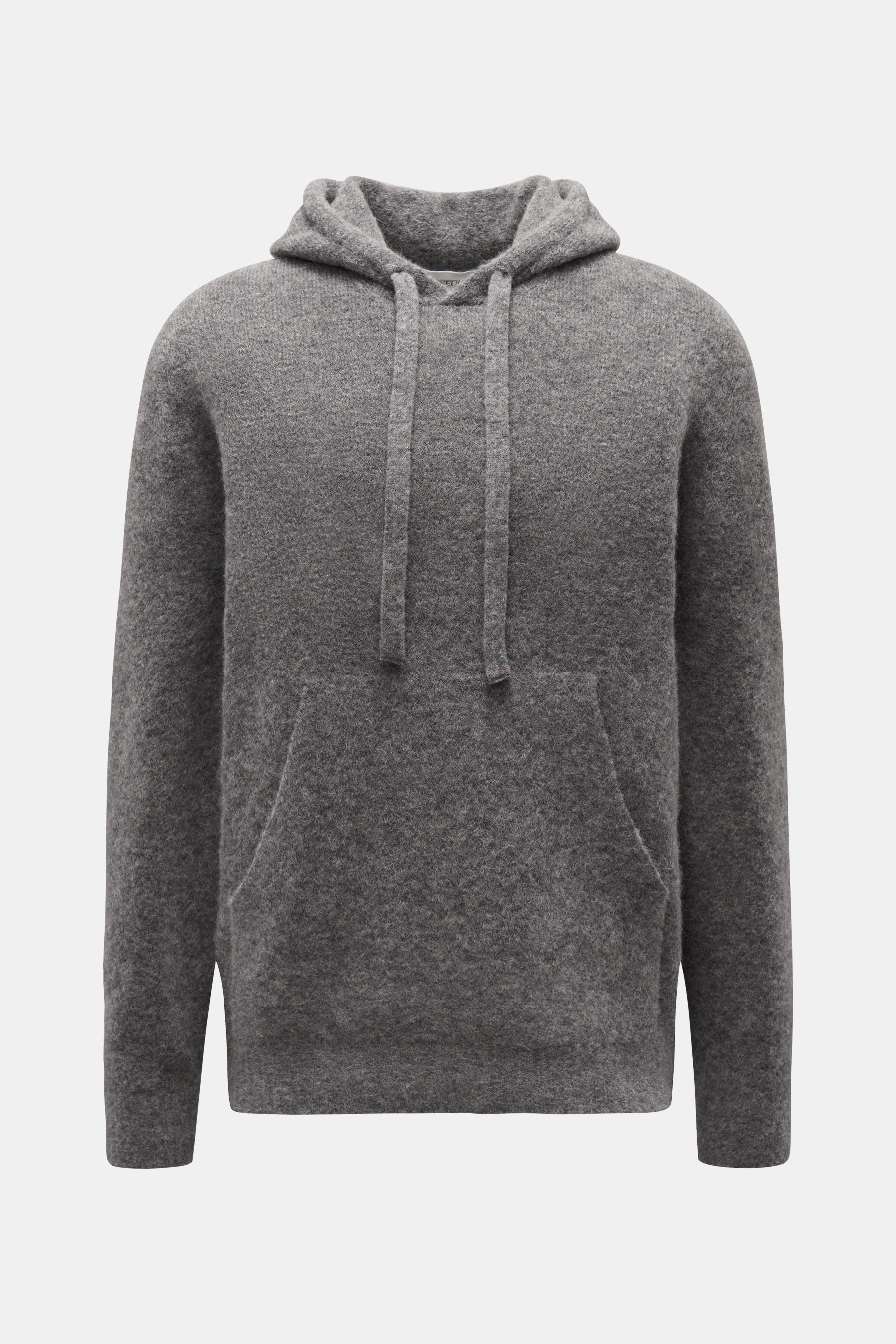 Laneus Kapuzenpullover grau meliert