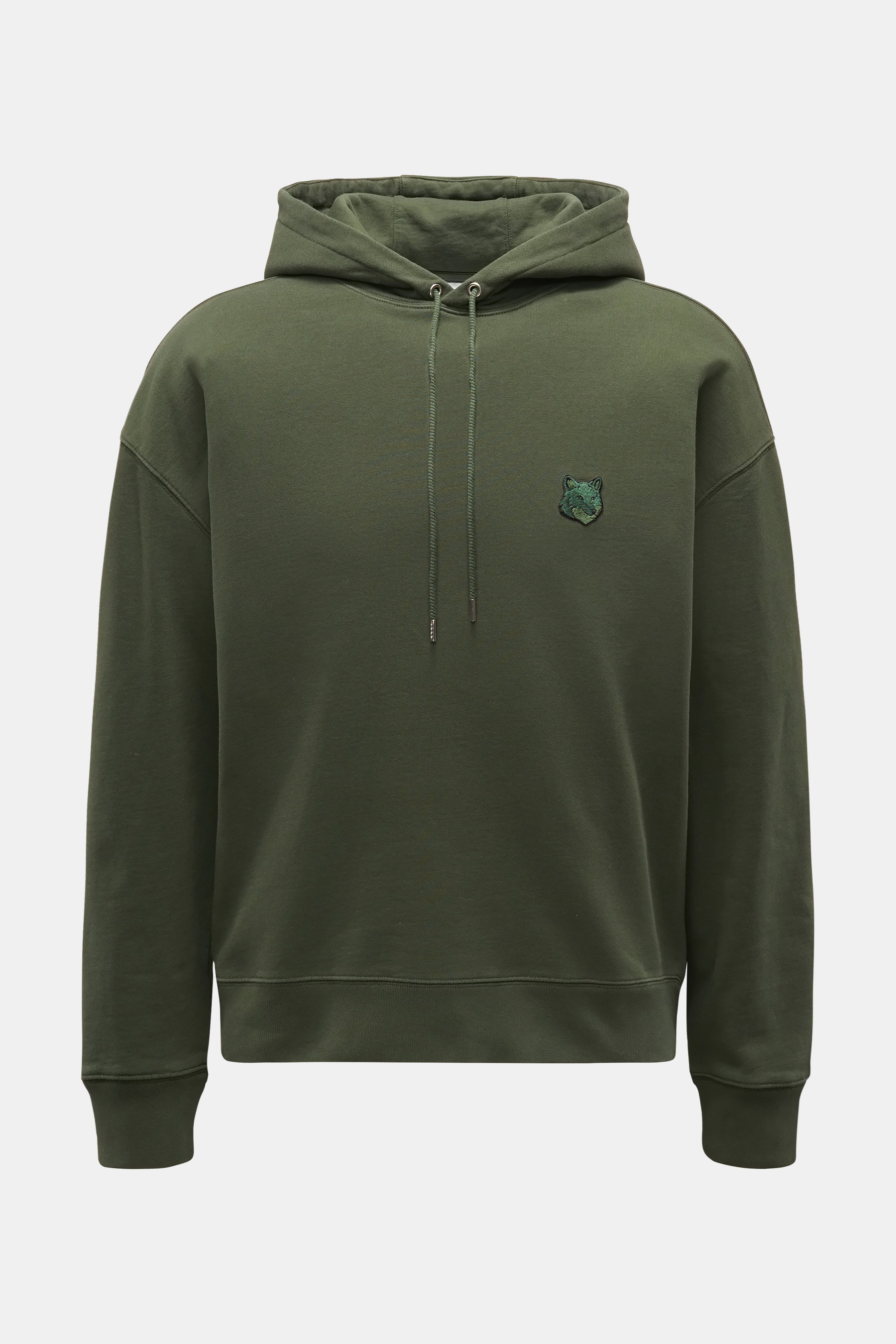 Maison Kitsuné Kapuzenpullover 'Bold Fox' grün