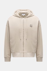 Maison Kitsuné Sweat jacket 'Bold Fox' beige