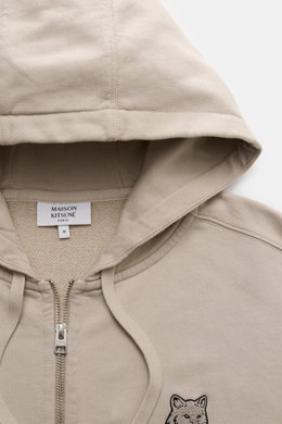Maison Kitsuné Sweat jacket 'Bold Fox' beige