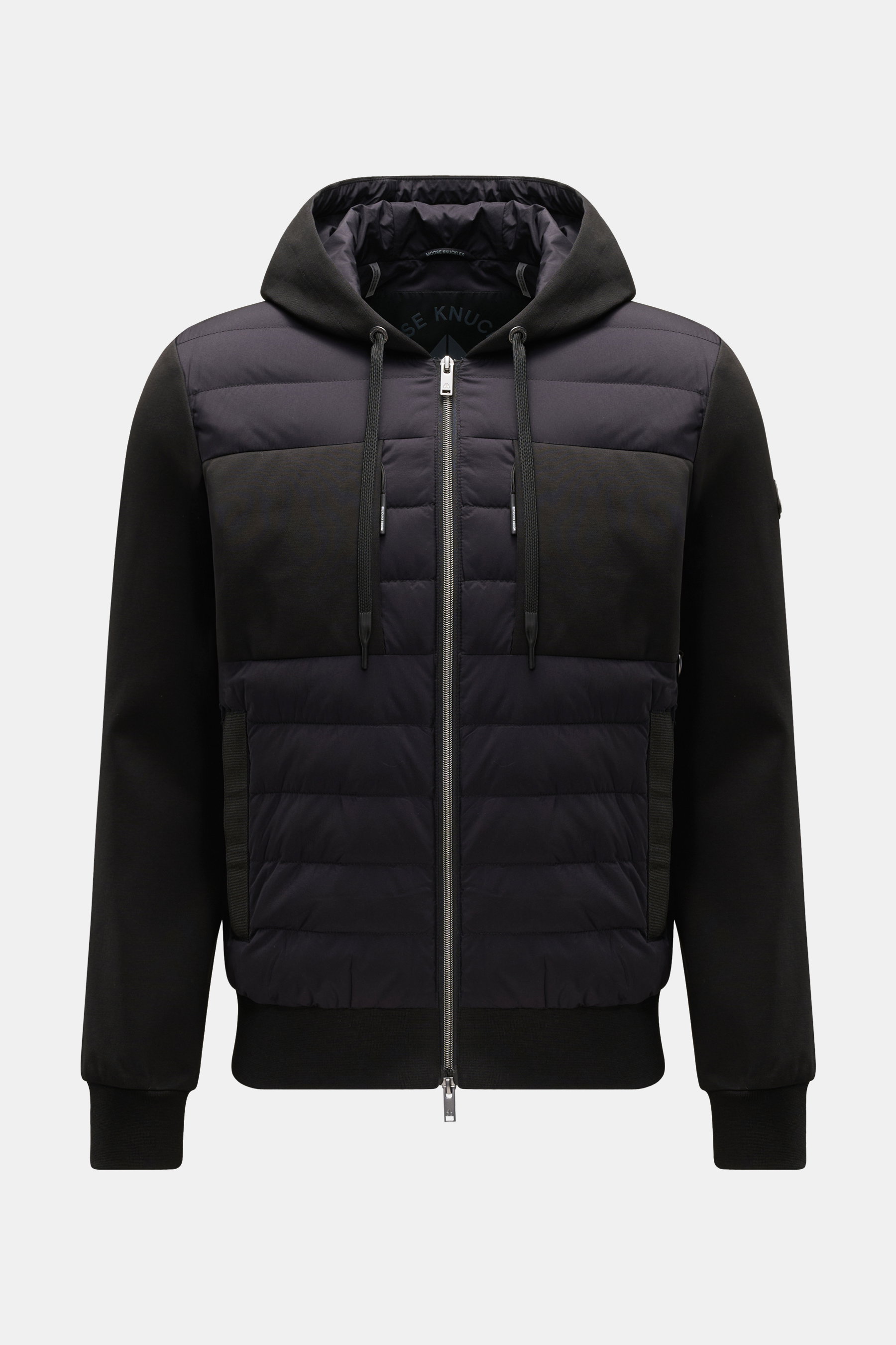 Moose Knuckles Daunen-Sweatjacke schwarz
