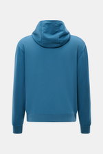 04651/ A trip in a bag Kapuzenpullover 'IF Hoodie' petrol, Rückansicht, Regular Fit, Kapuze, Rippbündchen, gebürsteter Jersey, weicher Griff