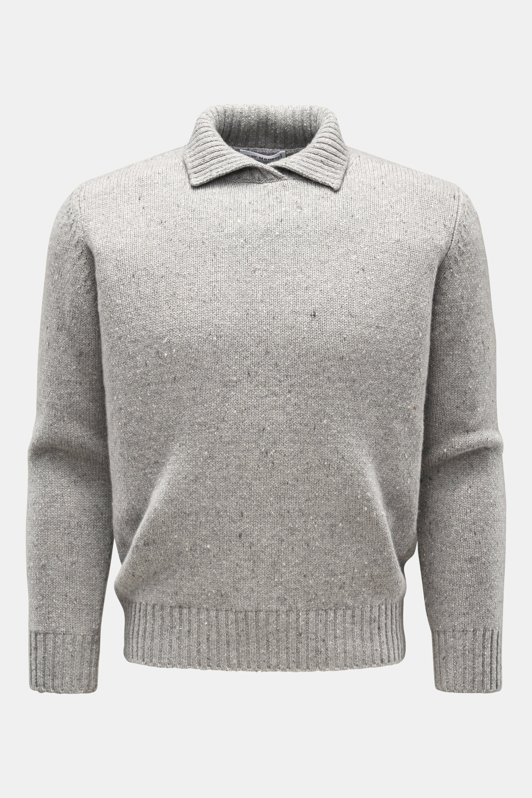 Eddy Monetti Cashmere jumper 'Dolcevita' grey
