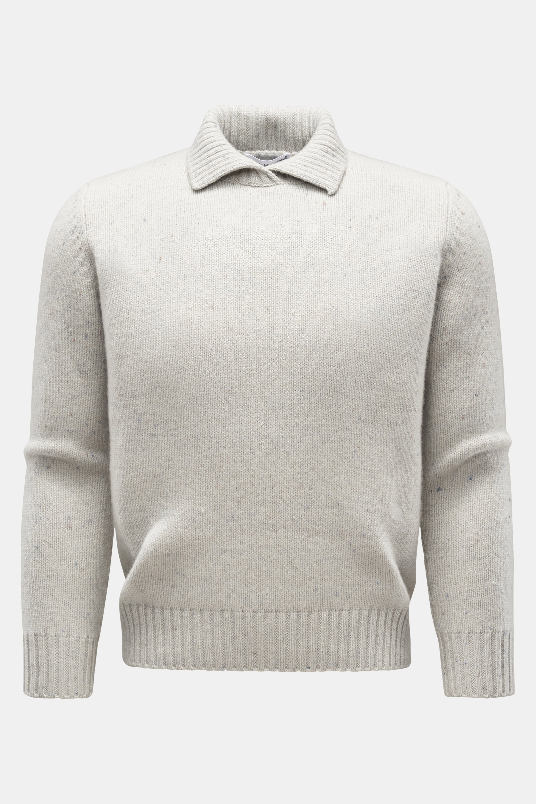 Eddy Monetti Cashmere Pullover 'Dolcevita' hellgrau