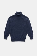 von Braun Kinder Cashmere Rollkragenpullover graublau