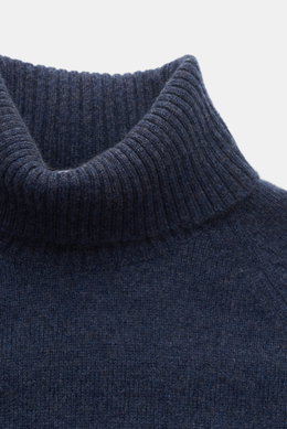 von Braun Kinder Cashmere Rollkragenpullover graublau