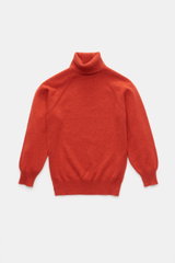 von Braun Kinder Cashmere Rollkragenpullover koralle
