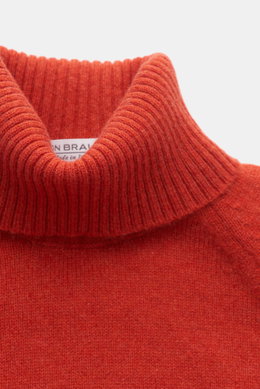 von Braun Kinder Cashmere Rollkragenpullover koralle