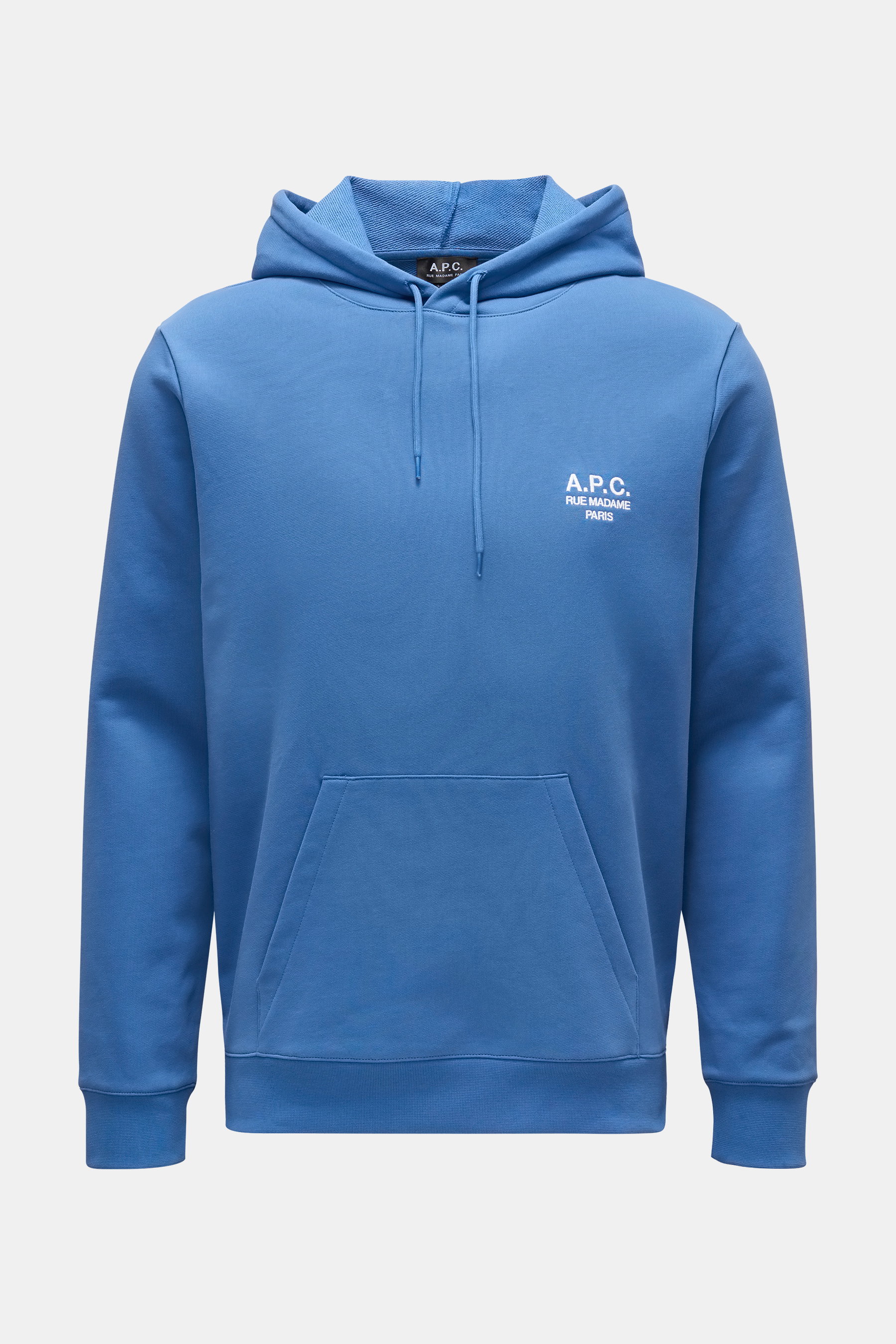 A.P.C. Kapuzenpullover 'Marvin' blau