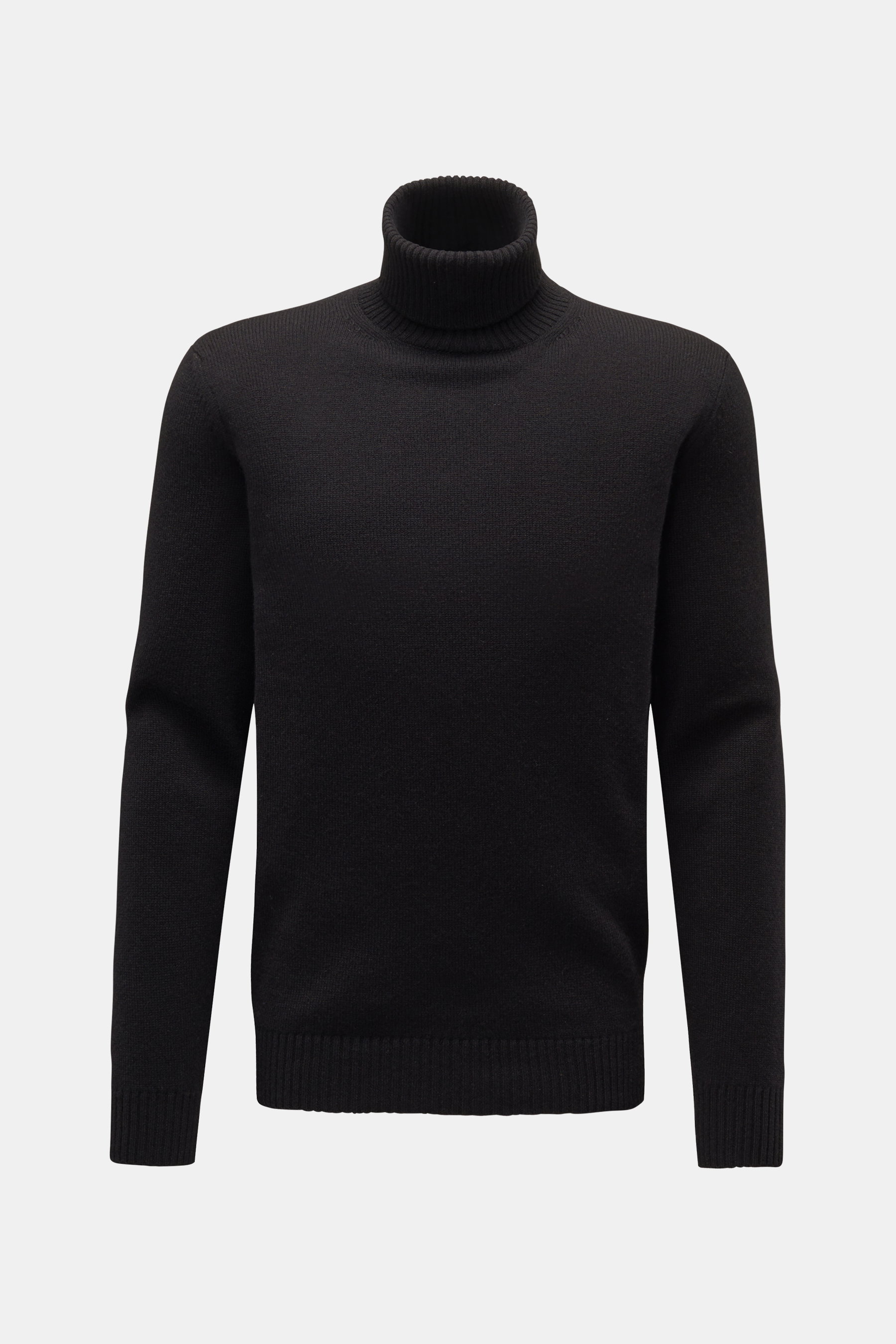 Cruciani Cashmere Rollkragenpullover schwarz