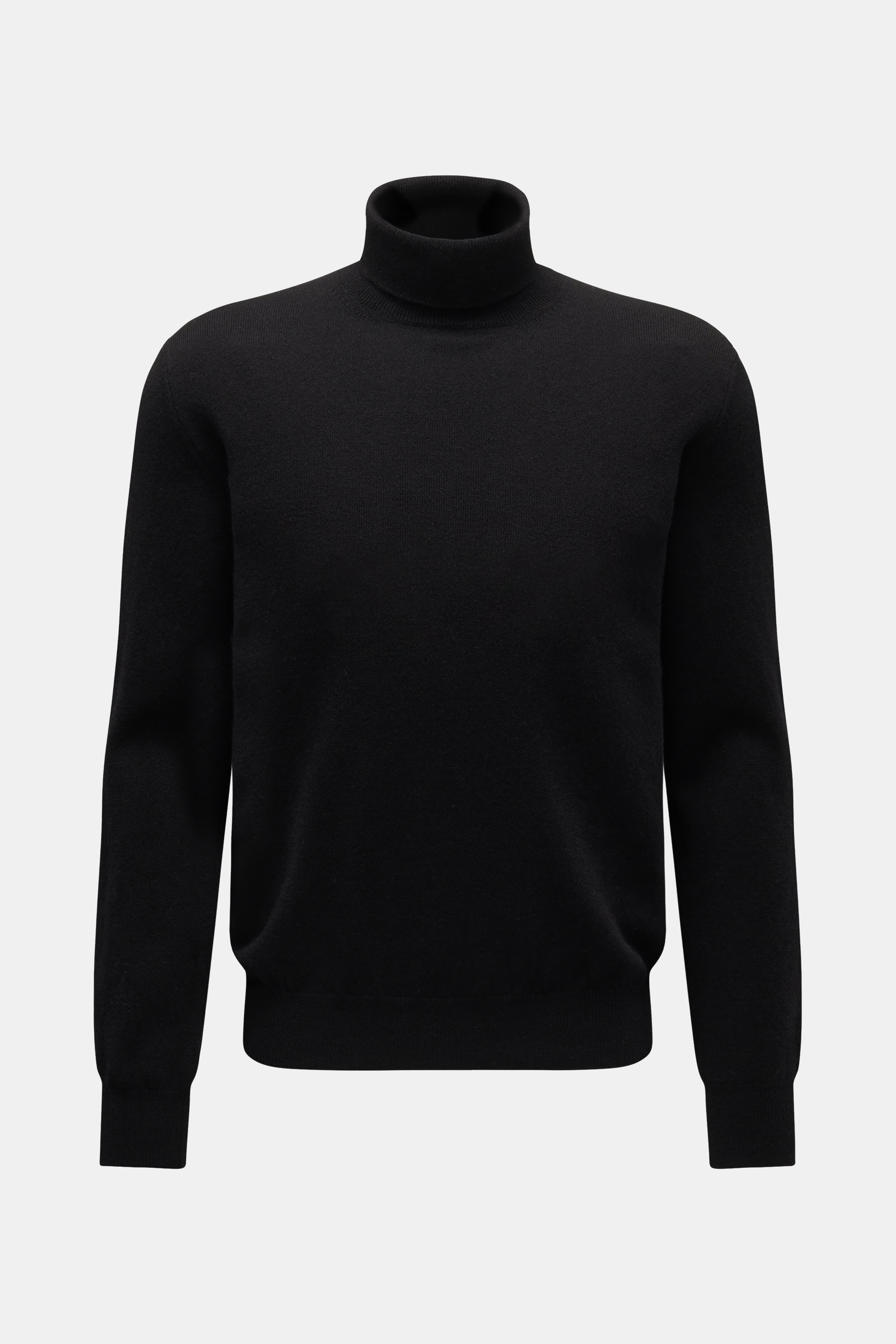 Bruno Manetti Cashmere Rollkragenpullover schwarz