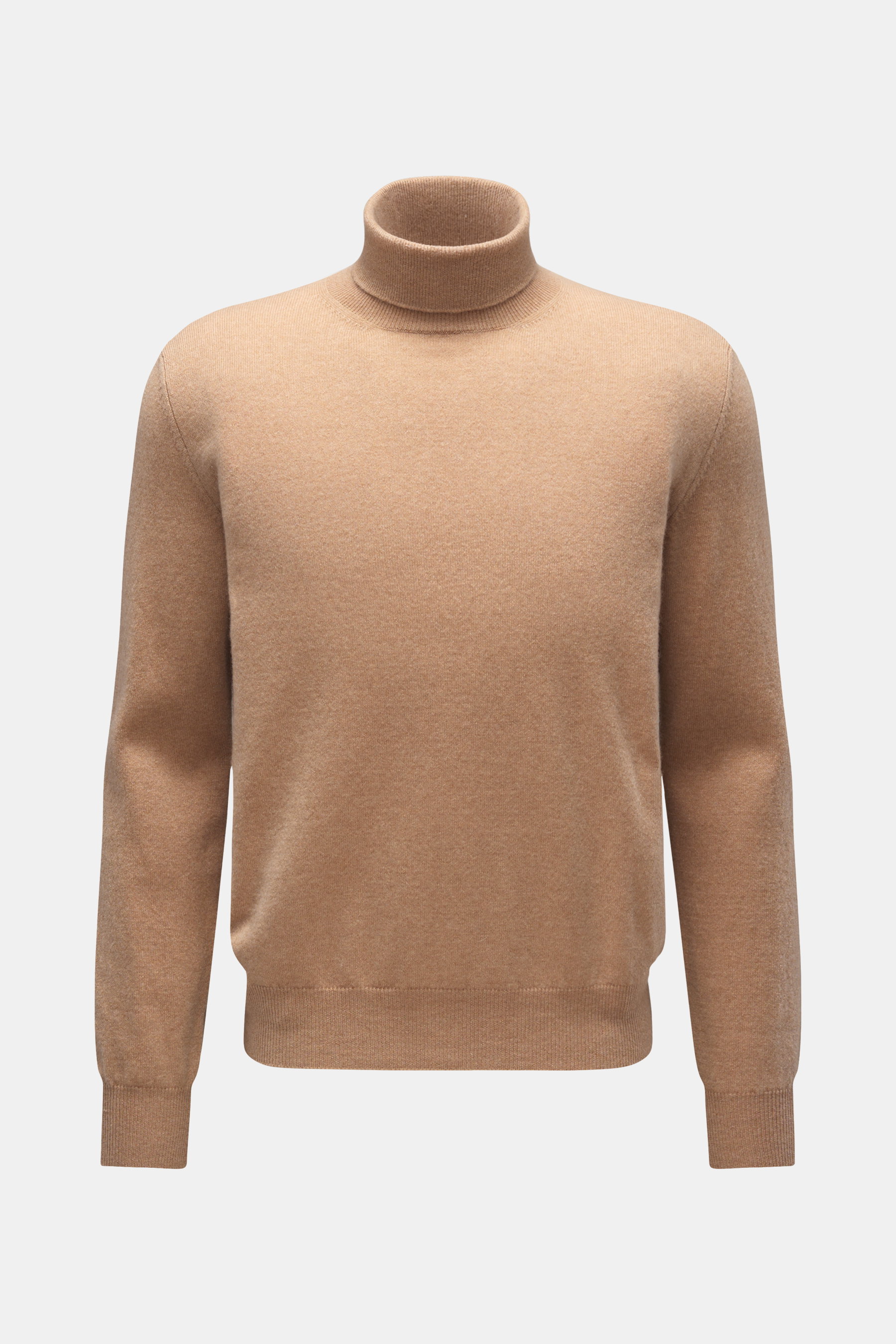 Bruno Manetti Cashmere Rollkragenpullover beige